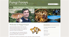 Desktop Screenshot of fungiforays.co.uk